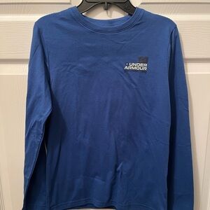 Under Armour boy’s blue long sleeve tee